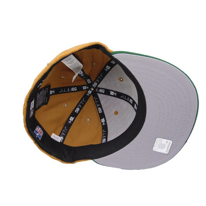 Green Bay Packers Custom New Era 59FIFTY Cap Wheat Corduroy green
dark green Undervisor View