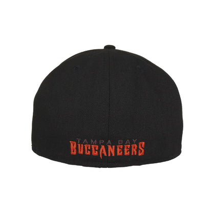 Tampa Bay Buccaneers Custom New Era 59FIFTY Cap BRED black Back View