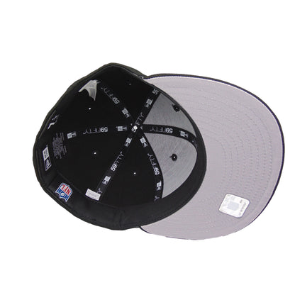 Tampa Bay Buccaneers Custom New Era 59FIFTY Cap BRED black Undervisor View