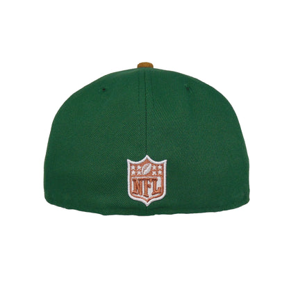 Indianapolis Colts Custom New Era 59FIFTY Cap dark green dark green Back View