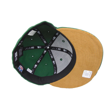 Indianapolis Colts Custom New Era 59FIFTY Cap dark green dark green Undervisor View