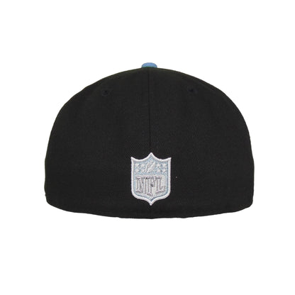Indianapolis Colts Custom New Era 59FIFTY Cap black black Back View