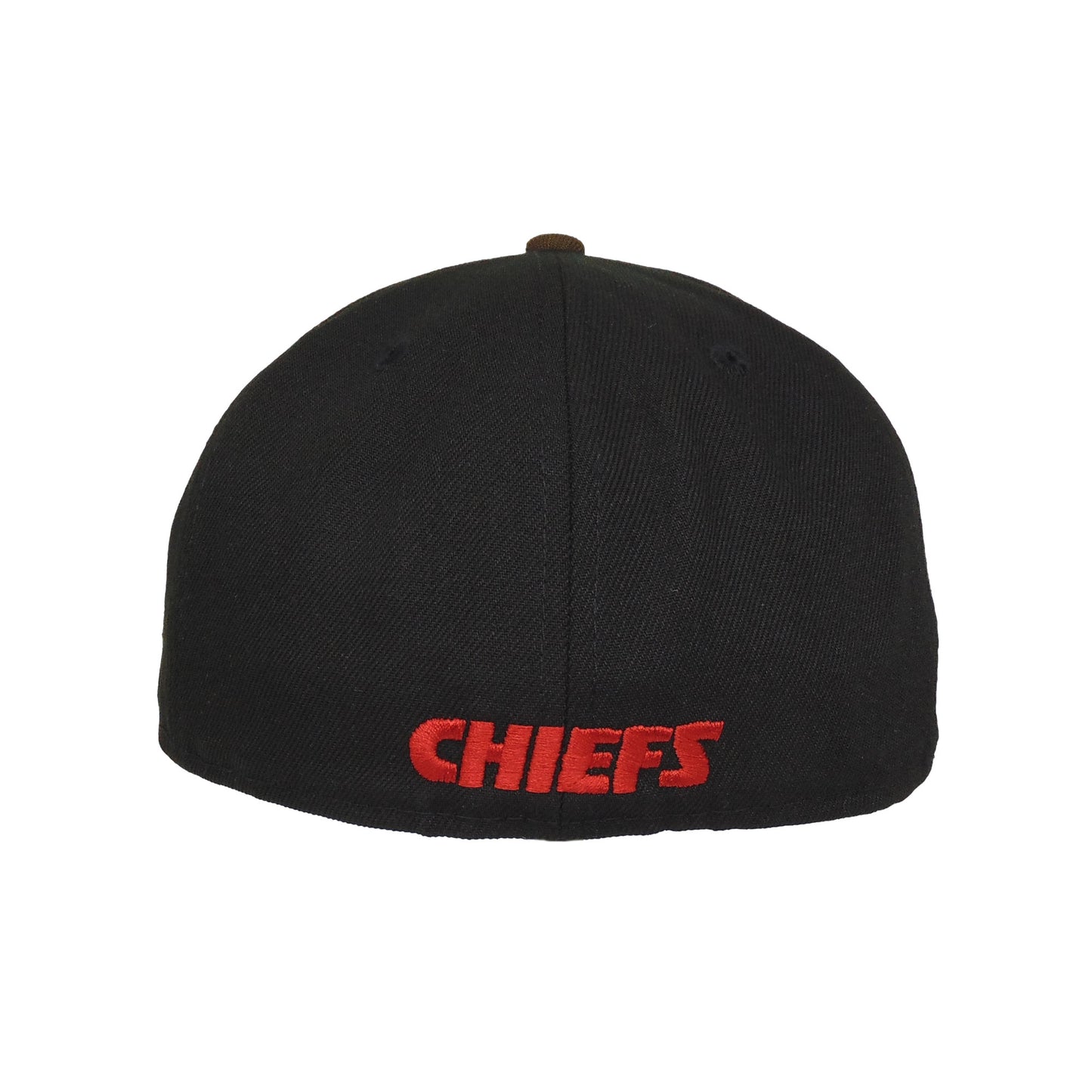Kansas City Chiefs Custom New Era 59FIFTY Cap Black Brown