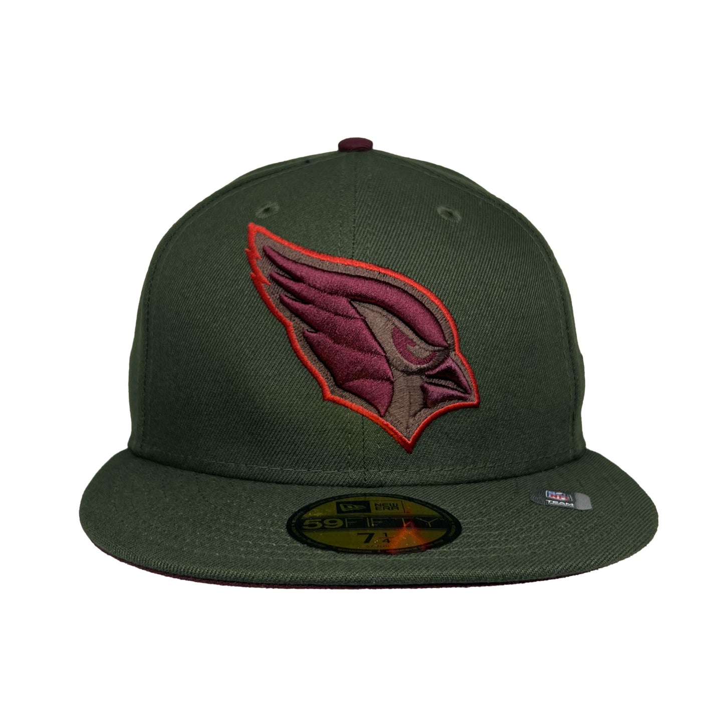Arizona Cardinals Custom New Era 59FIFTY Cap Dark Seaweed