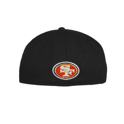 San Francisco 49ers Custom New Era 59FIFTY Cap BRED black Back View