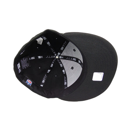 San Francisco 49ers Custom New Era 59FIFTY Cap BRED black Undervisor View