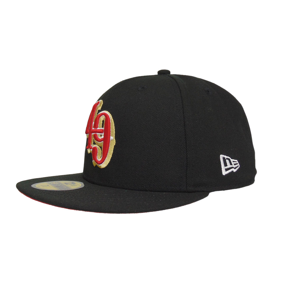 San Francisco 49ers Custom New Era 59FIFTY Cap Black