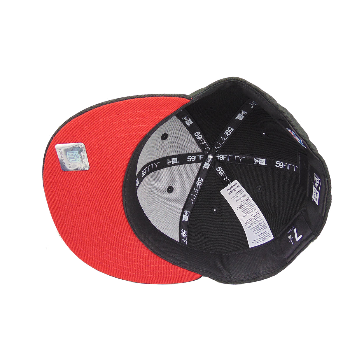 San Francisco 49ers Custom New Era 59FIFTY Cap Black