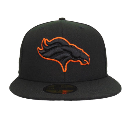 Denver Broncos Custom New Era 59FIFTY Cap Black