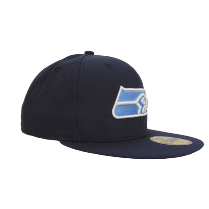 Seattle Seahawks Custom New Era 59FIFTY Cap Navy