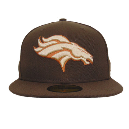 Denver Broncos Custom New Era 59FIFTY Cap Walnut