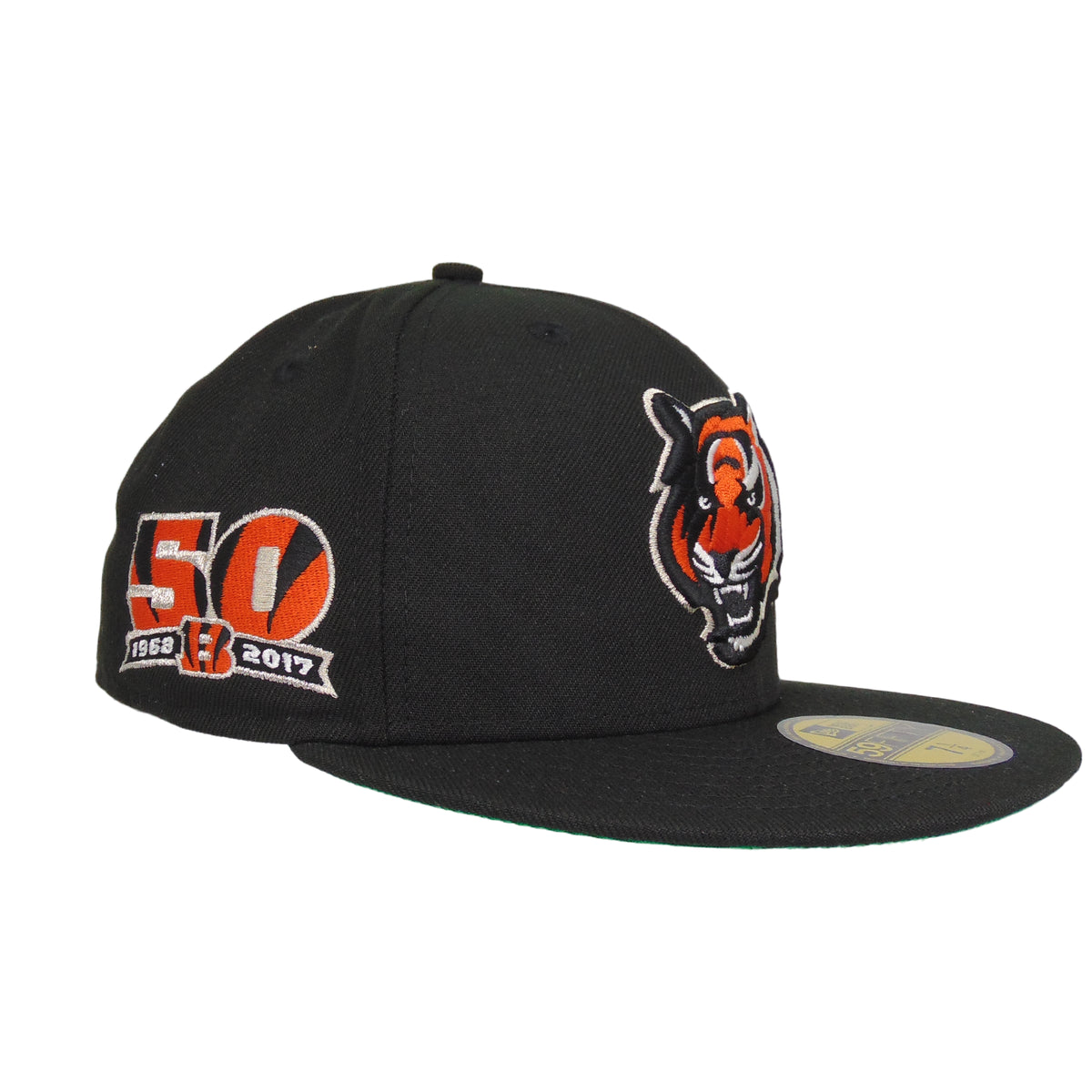 Cincinnati Bengals Custom New Era 59FIFTY Cap Black