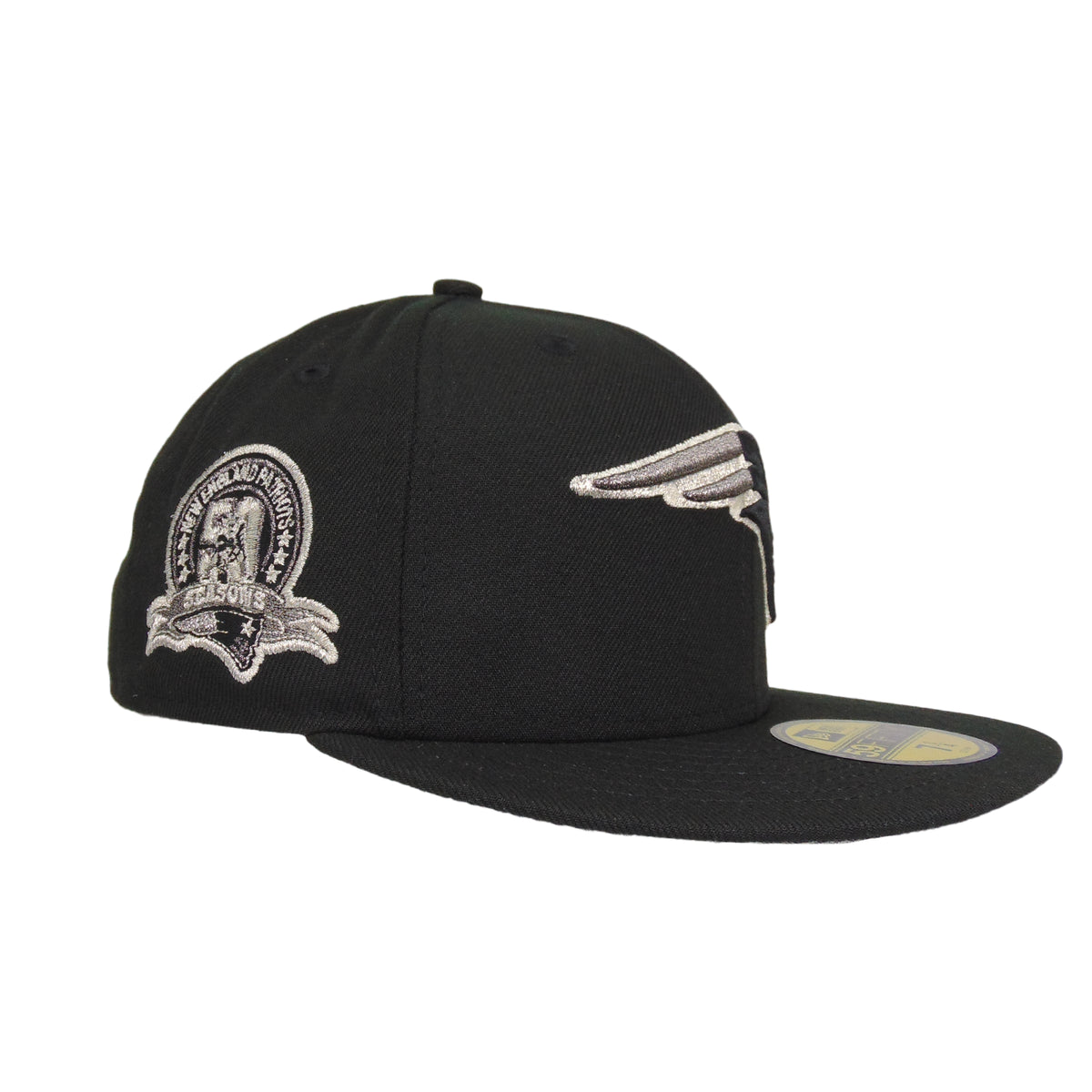 New England Patriots Custom 59FIFTY New Era Cap Black