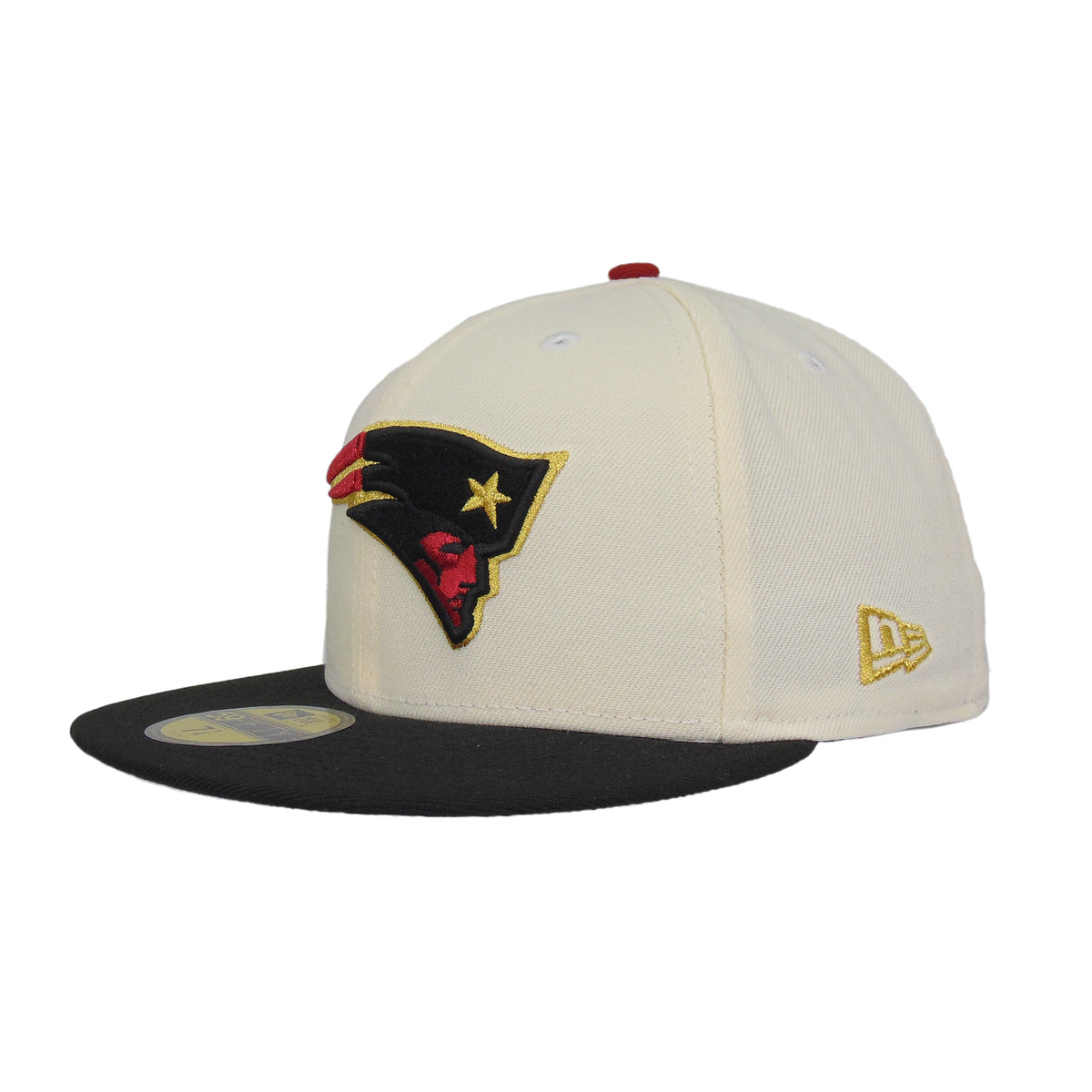 New England Patriots Custom 59FIFTY New Era Cap Chrome 6xSB