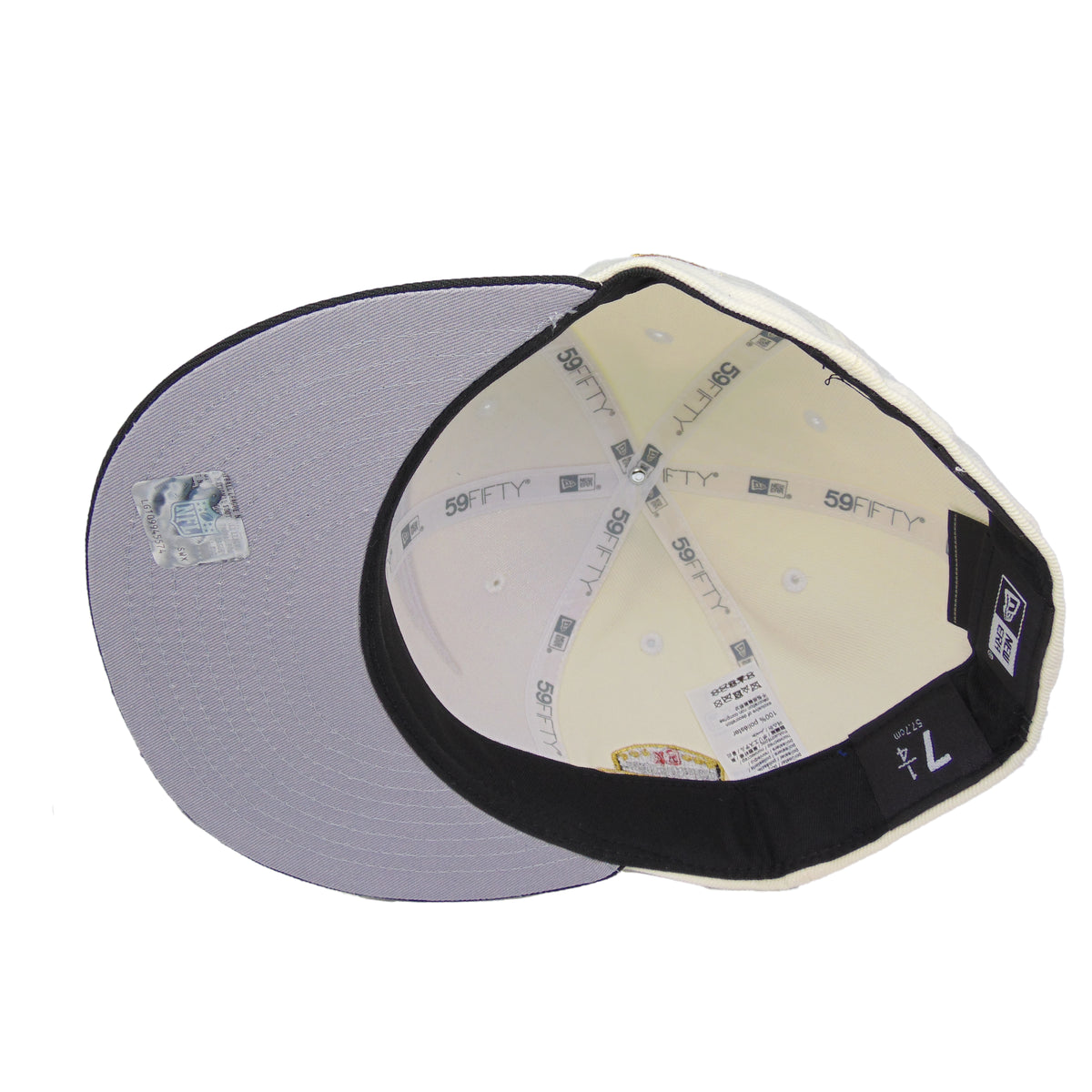 New England Patriots Custom 59FIFTY New Era Cap Chrome 6xSB