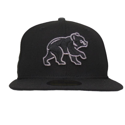 Chicago Cubs Custom New Era 59FIFTY Cap Black