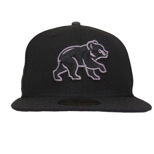 Chicago Cubs Custom New Era 59FIFTY Cap Black