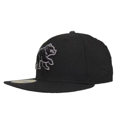Chicago Cubs Custom New Era 59FIFTY Cap Black