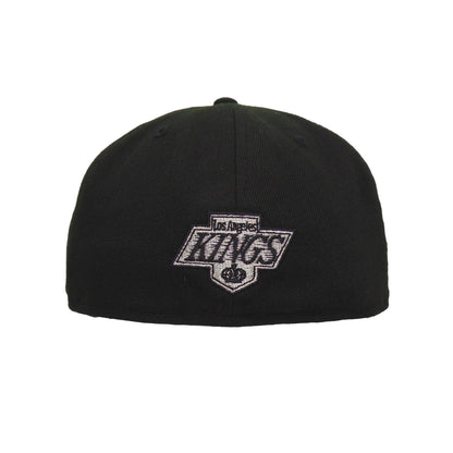Los Angeles Kings Custom New Era 59FIFTY Cap Black black Back View