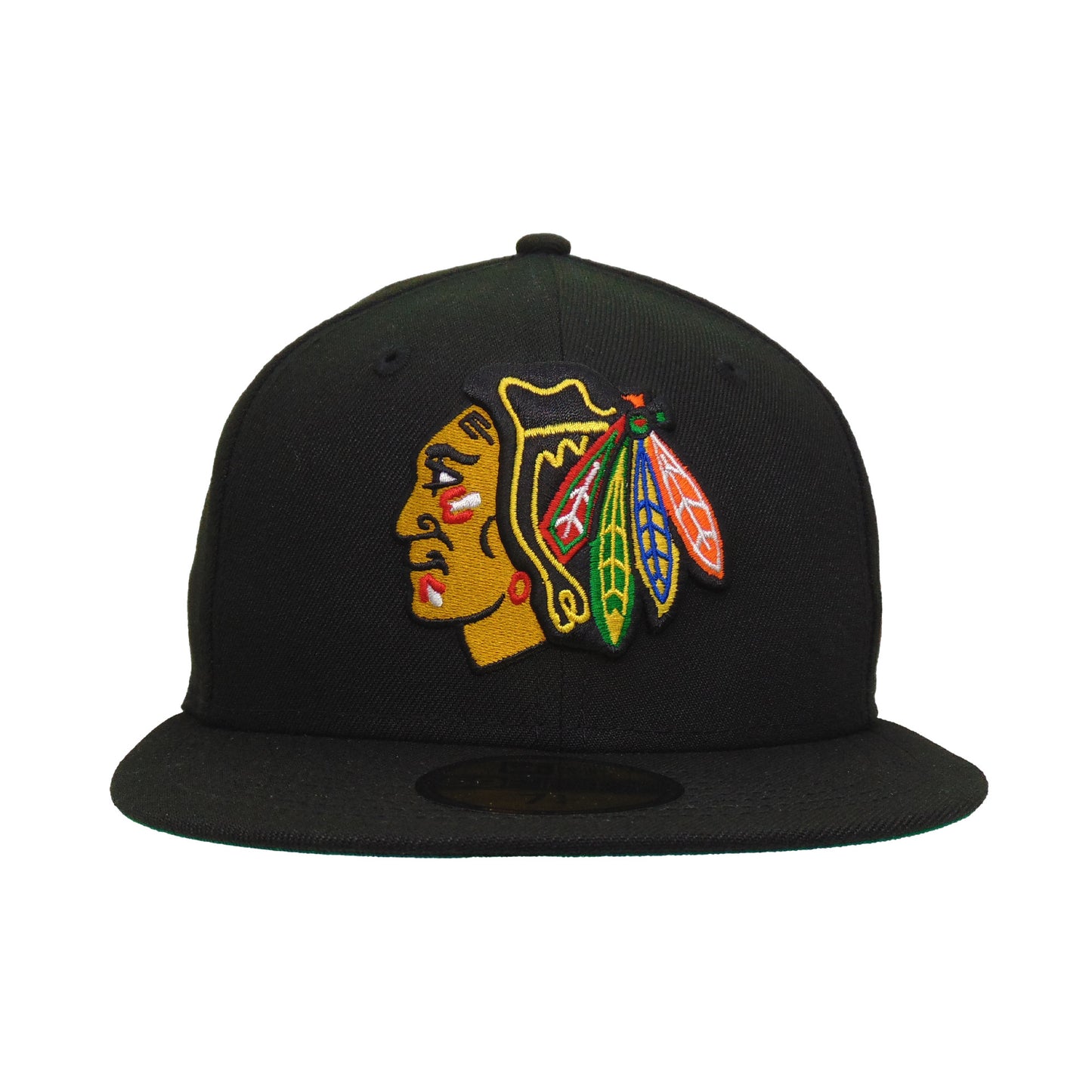 Chicago Blackhawks Custom New Era 59FIFTY Cap Black