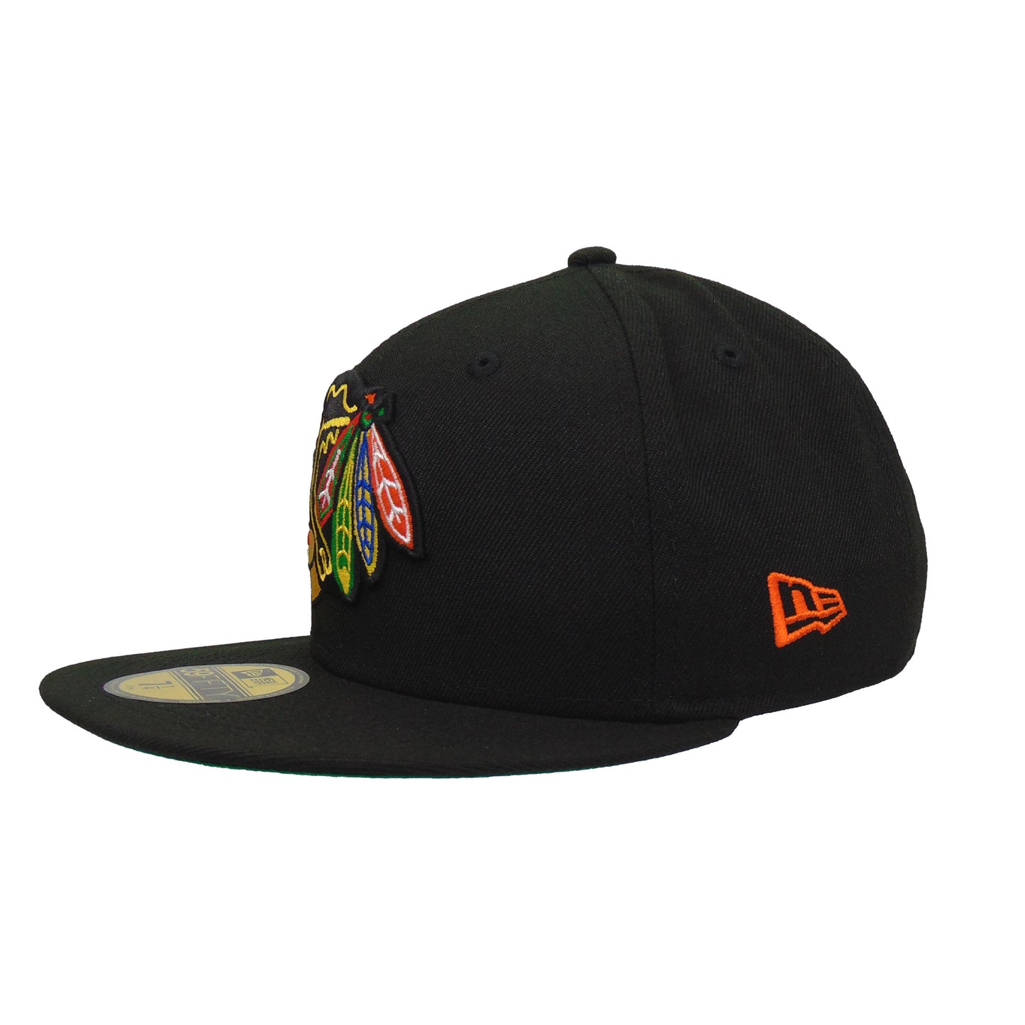 Chicago Blackhawks Custom New Era 59FIFTY Cap Black