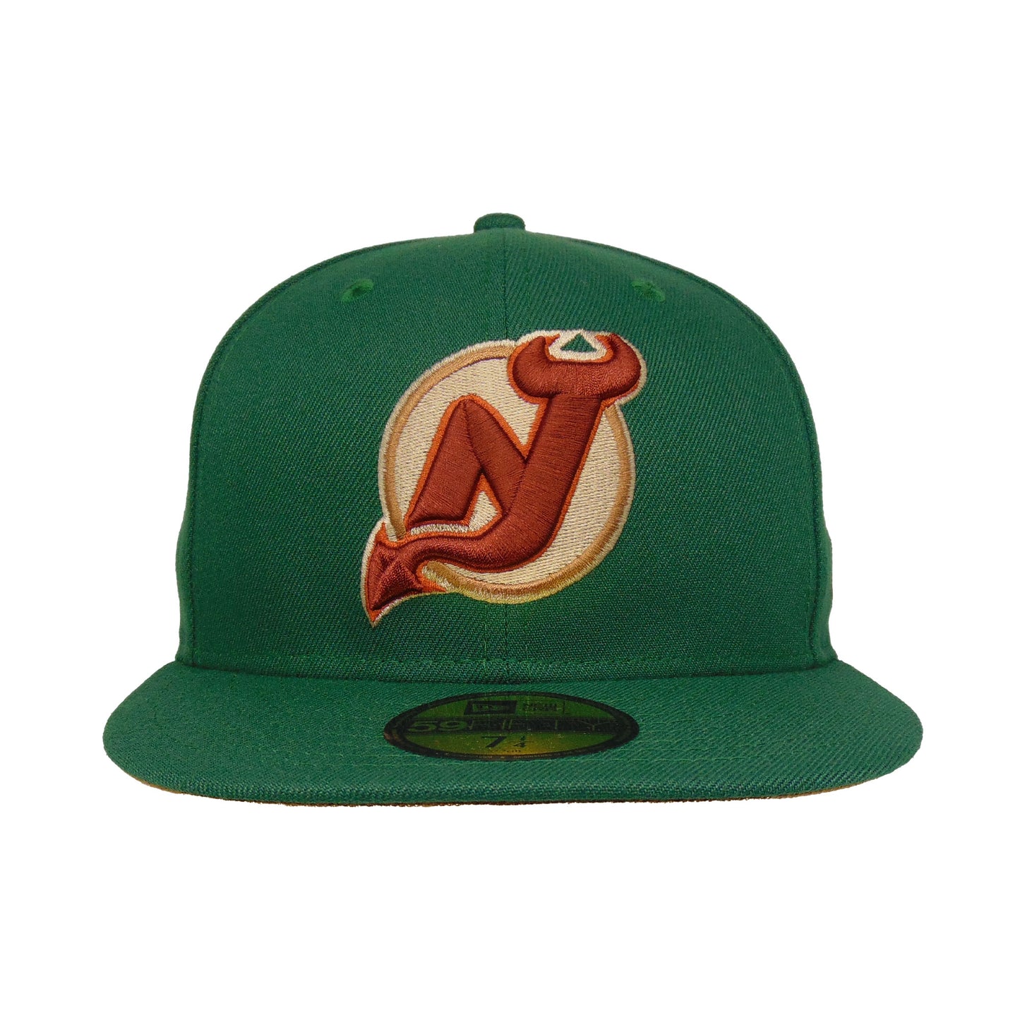 New Jersey Devils Custom New Era 59FIFTY Cap Green