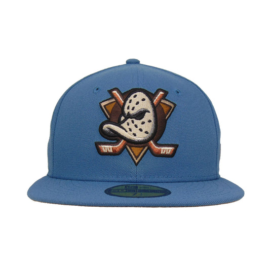 Anaheim Ducks Custom New Era 59FIFTY Cap faded Blue