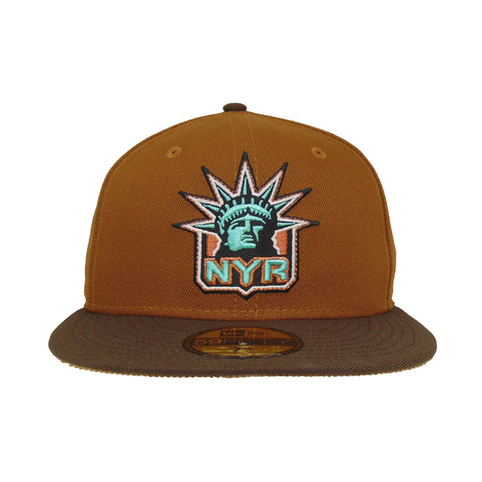 New York Rangers Custom New Era 59FIFTY Cap Peanut