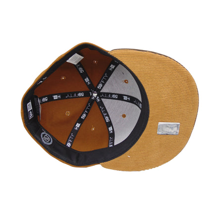 New York Rangers Custom New Era 59FIFTY Cap Peanut peanut
brown Undervisor View