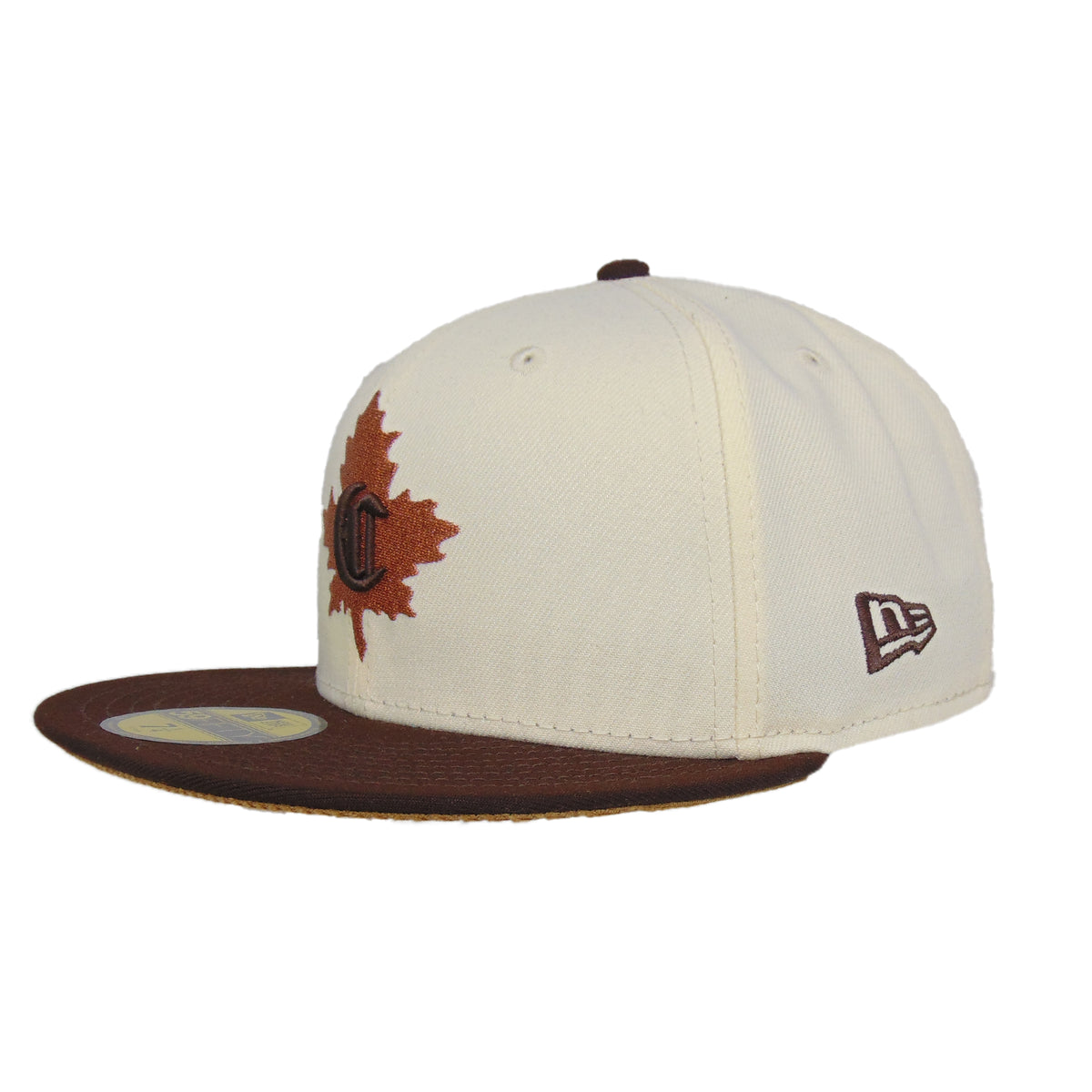Montreal Canadiens Custom New Era 59FIFTY Cap Chrome Burnt Wood