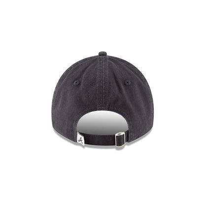 Atlanta Braves 9TWENTY Adjustable New Era Cap Navy navy Back View