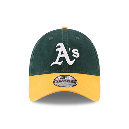 Oakland Athletics 9TWENTY Adjustable New Era Cap Green Yellow green
yellow Front View