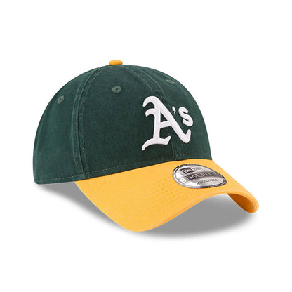 Oakland Athletics 9TWENTY Adjustable New Era Cap Green Yellow green
yellow Side View