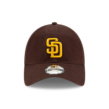 San Diego Padres 9TWENTY Adjustable New Era Cap brown brown Front View