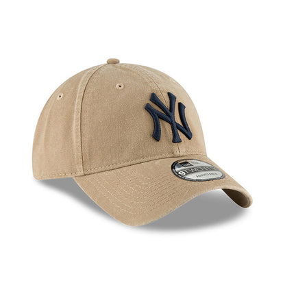 New York Yankees 9TWENTY Adjustable New Era Cap khaki khaki Side View