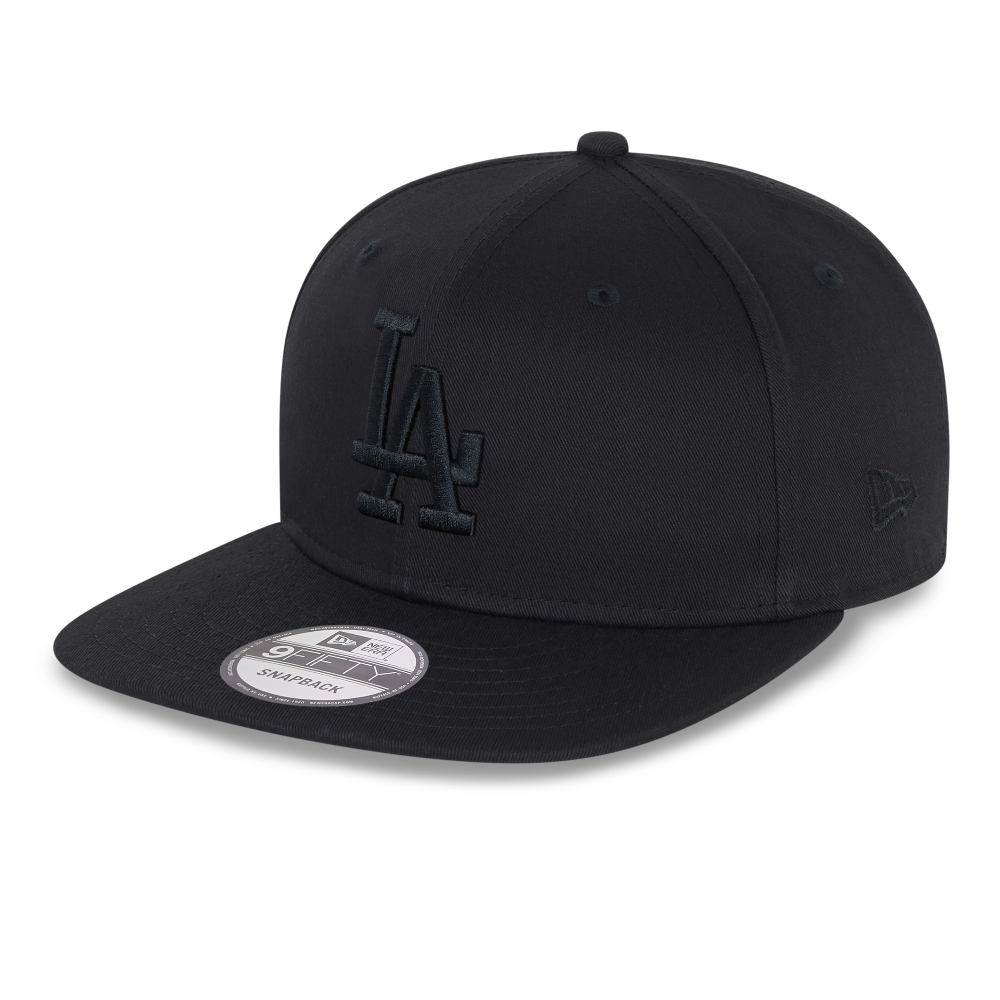 Los Angeles Dodgers 9FIFTY New Era Snap Back Blackout