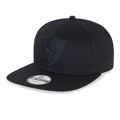 Raiders 9FIFTY New Era Cap Snapback Blackout black Undervisor View