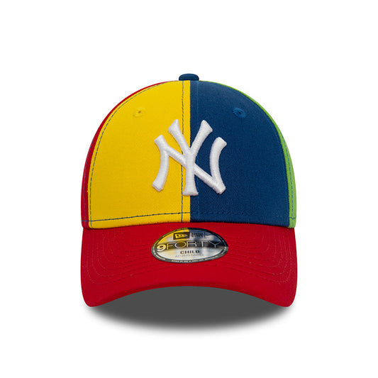 New York Yankees Child 9FORTY New Era Cap Strap back Pinwheel