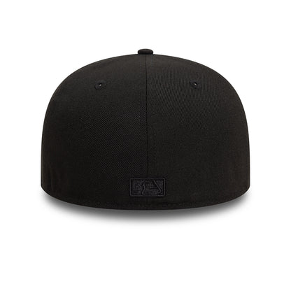 Los Angeles Dodgers New Era 59FIFTY Cap Blackout black Back View