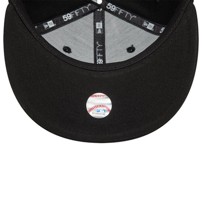 Los Angeles Dodgers New Era 59FIFTY Cap Blackout black Undervisor View