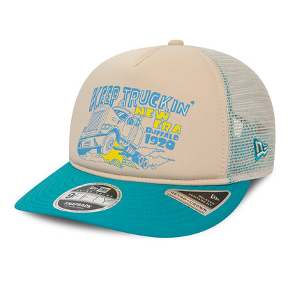 9FIFTY Heritage Trucker New Era Cap Stone stone
teal Undervisor View