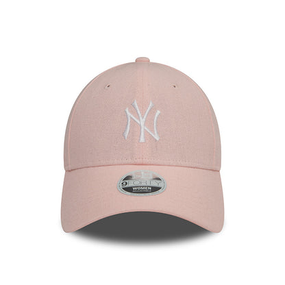Womens New York Yankees 9FORTY New Era Cap linen rose lightpink
white Front View