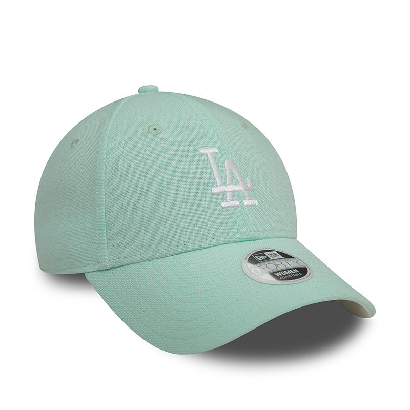 Womens LA Dodgers 9FORTY New Era Cap linen light green