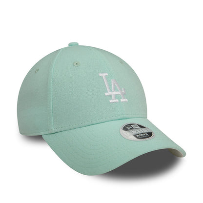 Womens LA Dodgers 9FORTY New Era Cap linen light green aqua
white Side View