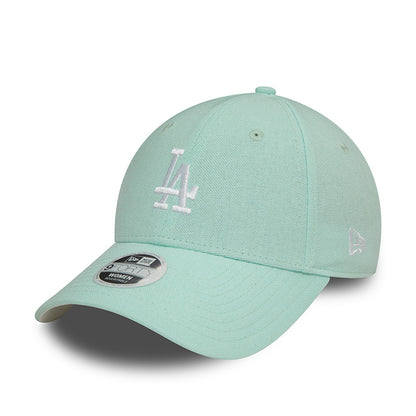 Womens LA Dodgers 9FORTY New Era Cap linen light green aqua
white Undervisor View