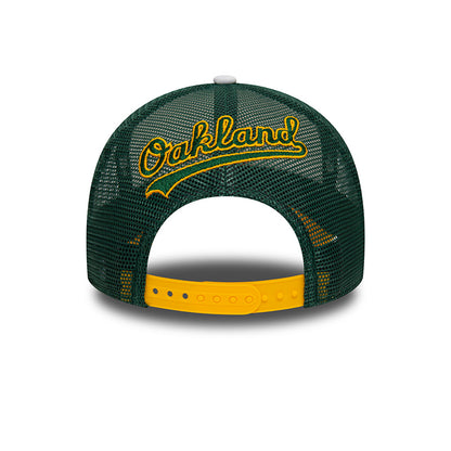 Oakland Athletics New Era Trucker Cap WGY yellow
green
white Undervisor View