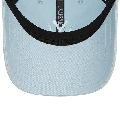 New York Yankees 9TWENTY Adjustable New Era Cap sky navy Undervisor View