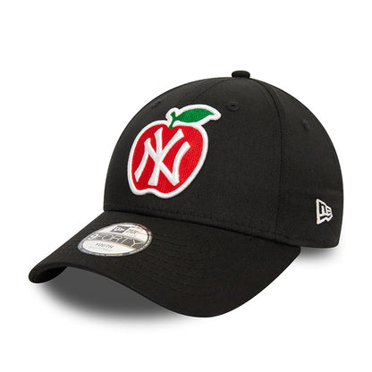 YOUTH New York Yankees New Era 9FORTY Strap back Cap Apple black Undervisor View
