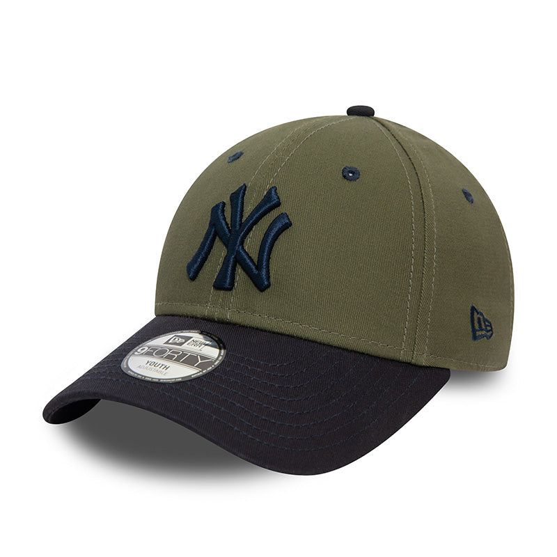 YOUTH New York Yankees New Era 9FORTY Strap back Cap Olive