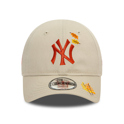 TODDLER New York Yankees New Era 9FORTY Strap back Cap Stone stone Front View